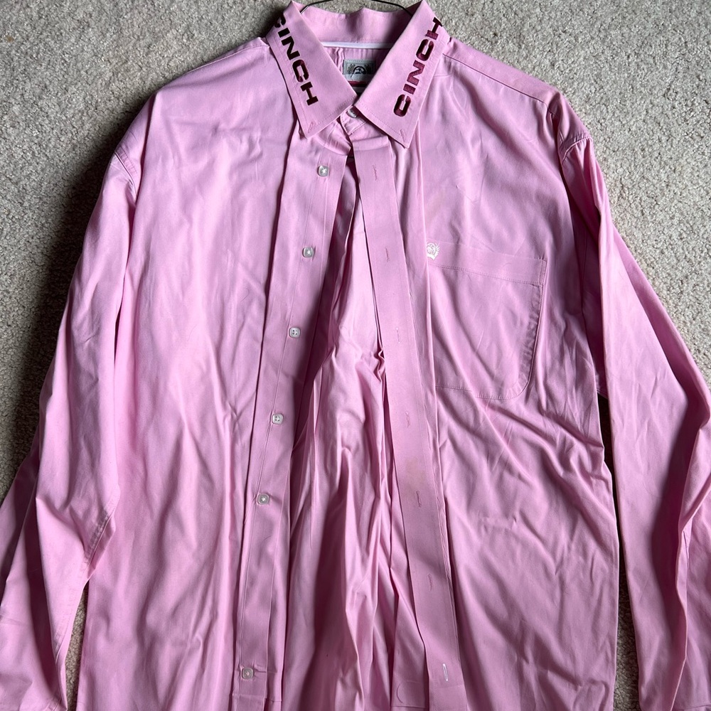 Pink Men’s Cinch Shirt